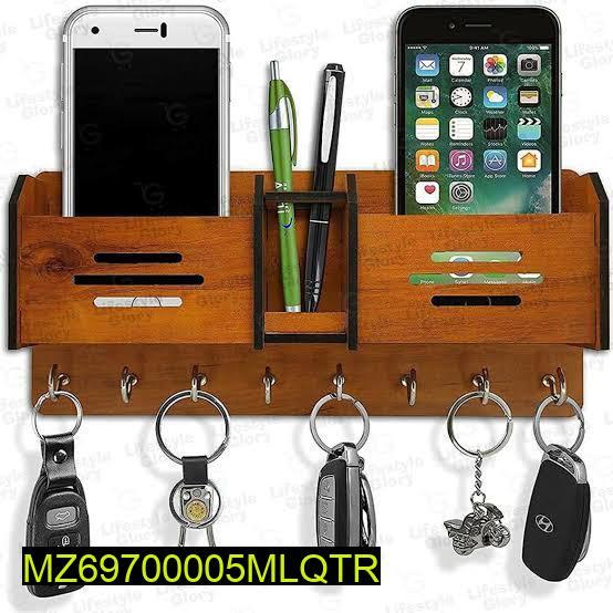 M.. Wall Mount Keys, Pen & Mobile Holder